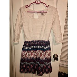 Short Floral Bottom Dress